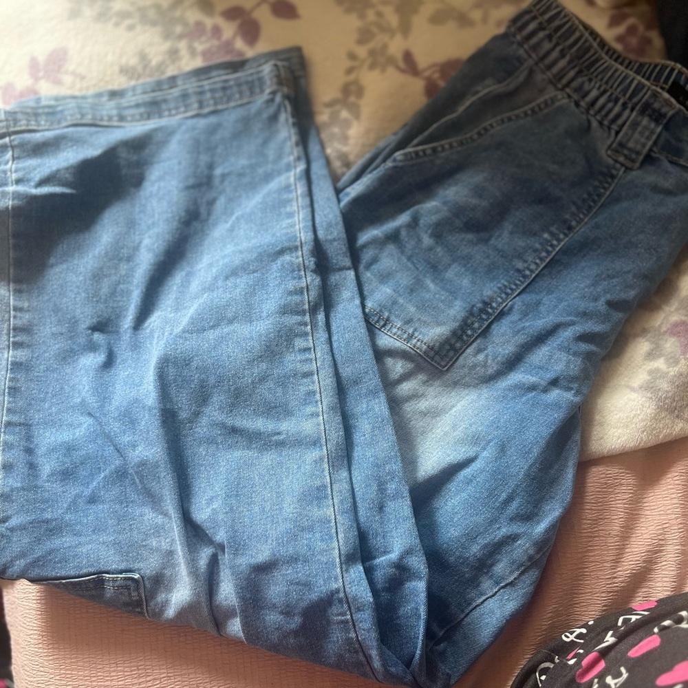 Cargo Blue Denim Jeans